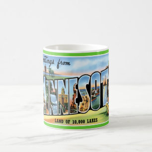 Caneca De Café Saudações de Minnesota!
