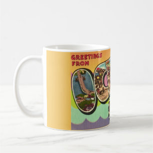 Caneca De Café Saudações de Ocean City NJ - Cartão Postal