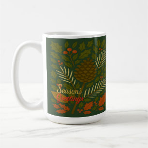 Caneca De Café Saudações do outono e do inverno