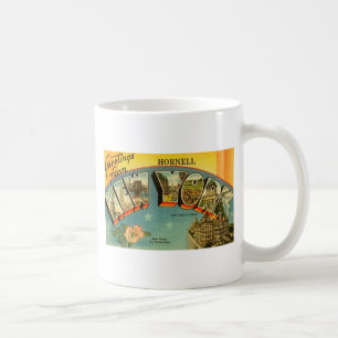 Caneca De Café Saudações Vintage de Nova Iorque