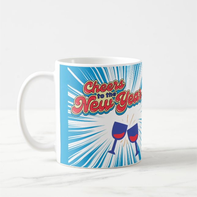 Caneca De Café Saúde ao novo ano (Esquerda)