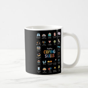Caneca De Café Saúde Mental A Sólida das Competências de Compreen