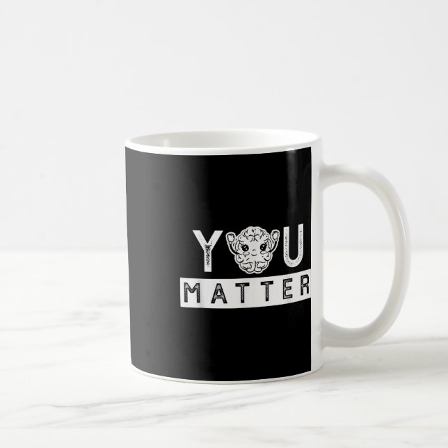 Caneca De Café Saúde Mental Consciência Saúde Presente (Direita)