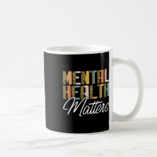 Caneca De Café Saúde Mental do Leopardo A Doença do Cérebro Human