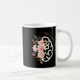 Caneca De Café Saúde Mental É Consciência Do Cérebro Humano