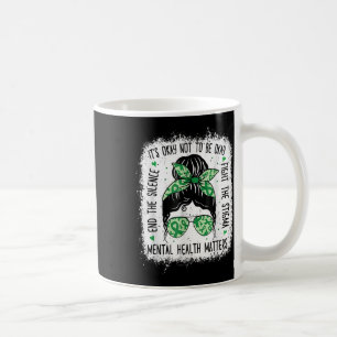 Caneca De Café Saúde Mental É Consciência Mental Mensageira