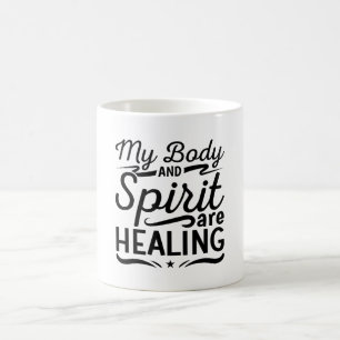 Caneca De Café Saúde Mental Meu Corpo E Ansiedade Espirituosa
