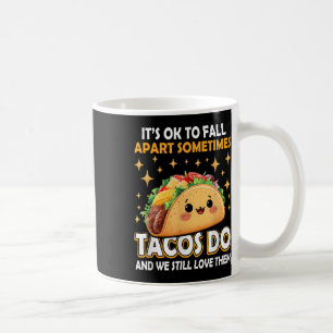 Caneca De Café Saúde Mental Ok Para Desmoronar Meme de Conscienti