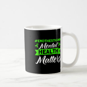 Caneca De Café Saúde Mental Problemas de Saúde Mental Awaren