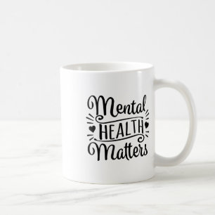 Caneca De Café Saúde Mental S Consciência da Saúde do Cérebro Hum