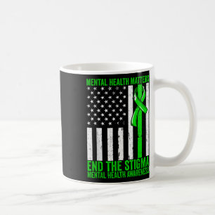 Caneca De Café Saúde Mental Sensibilização Para A Saúde Mental Põ