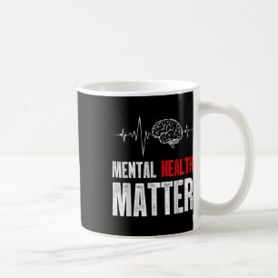 Caneca De Café Saúde Mental Sensibilização para o problema do cér