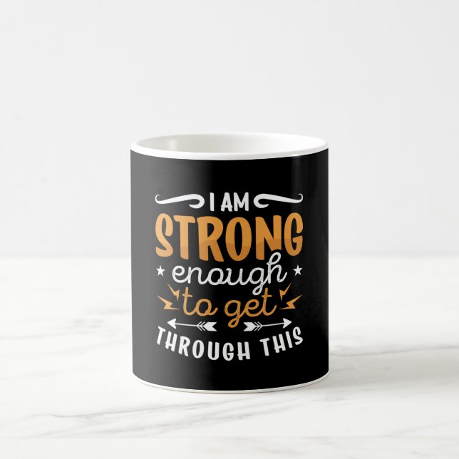 Caneca De Café Saúde Mental Sou Forte O Suficiente Para Ansiedade (Centro)