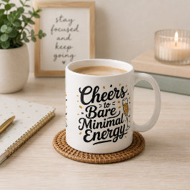 Caneca De Café Saúde para a energia minimamente necessária