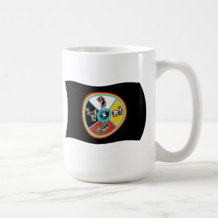 Caneca De Café Sault Ste. Mug de Sinalizador de Tribo Marie