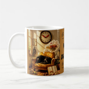 Caneca De Café Sausage O’Clock Dreamtime – Arte Surrealista de Cã