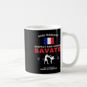 Caneca De Café Savate Boxe Francês Savate Lutador 