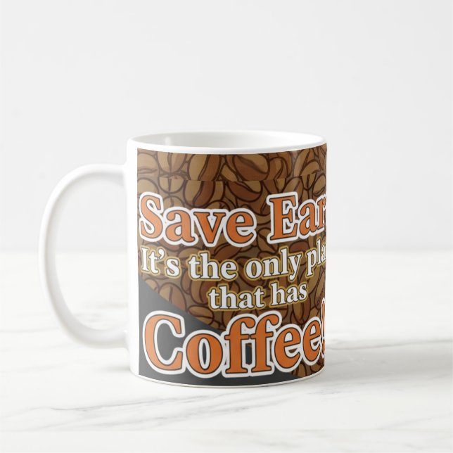 Caneca De Café Save Coffee!! (Esquerda)