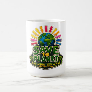 Caneca De Café 🌍☕ “Save the Planet” Mug🌱