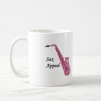 Caneca De Café Sax Rosa