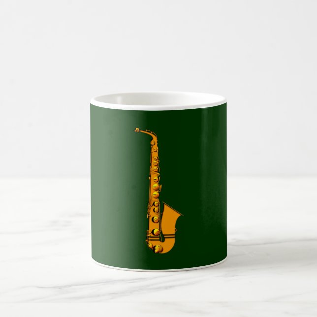 Caneca De Café Saxofone saxophone sax (Centro)