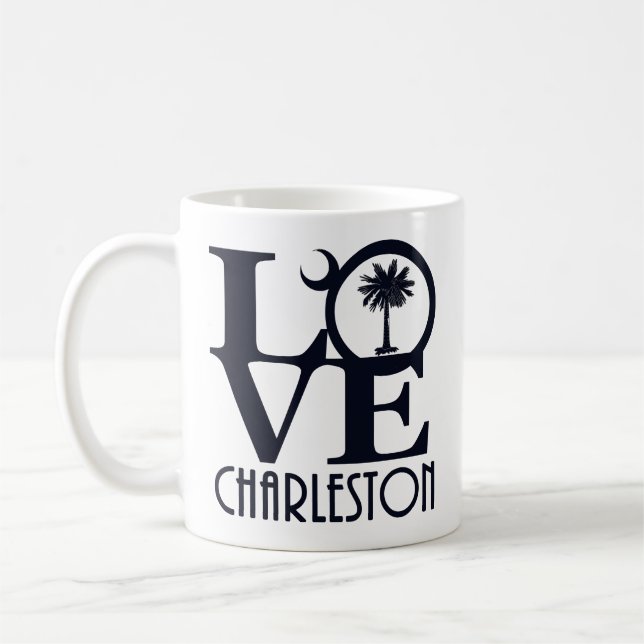 Caneca De Café SC de Charleston do AMOR (Esquerda)