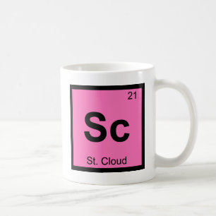 Caneca De Café Sc - St. Cloud Minnesota Tabela Periódica Química