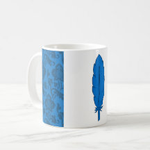 SCA Clan Blue Feather Coffee Mug