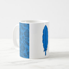 Caneca De Café SCA Clan Blue Feather Coffee Mug