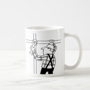 Caneca De Café Scaffolder Cartoon Coffee Mug