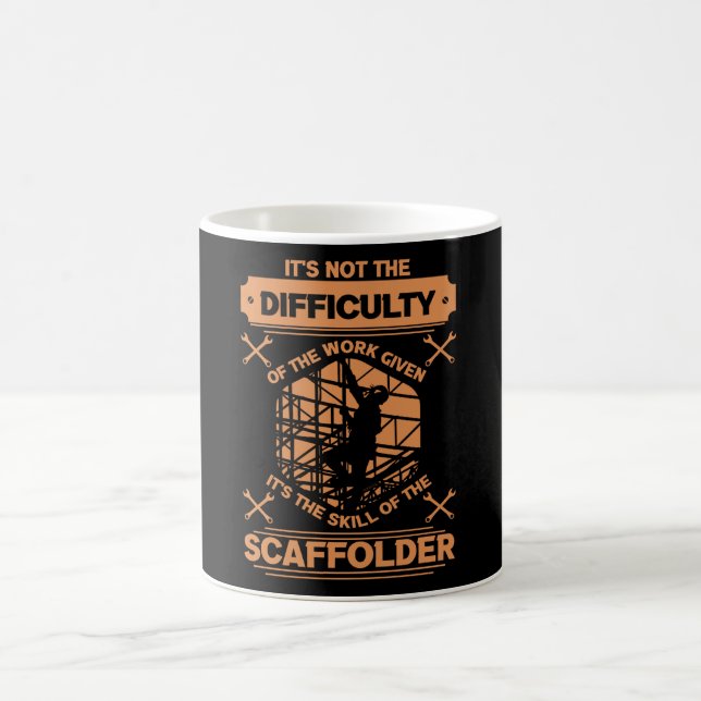 Caneca De Café Scaffolding Construction Scaffolder Scaffold (Centro)