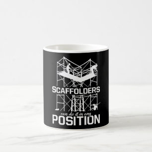 Caneca De Café ScafPastas Posicionam Scaffolding ScafddddowBuilde