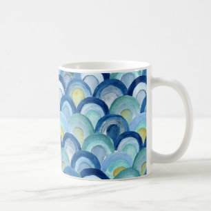 Caneca De Café Scaldeiras de Sereia e Vidro Marinho
