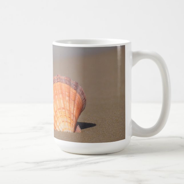 Caneca De Café Scallop Shell| Crete, piscina (Direita)