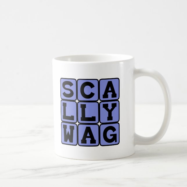 Caneca De Café Scallywag, patife pernicioso (Direita)