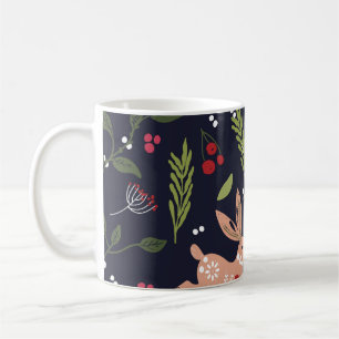 Caneca De Café Scandinavian Folart Bunny Impressão