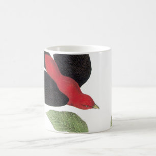 Caneca De Café Scarlet Tanager por Audubon