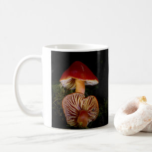 Caneca De Café Scarlet Waxcap Mushroom