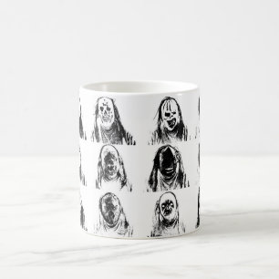Caneca De Café Scary Mask