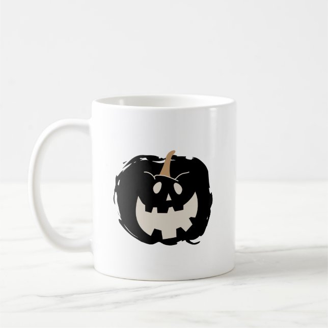 Caneca De Café Scary Pumpkin (Esquerda)