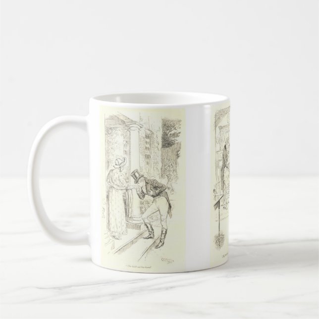 Caneca De Café Scenes from Pride and Prejudice (Esquerda)