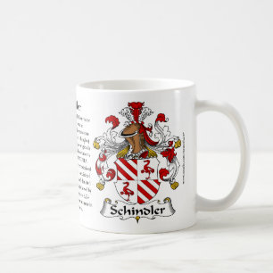 Caneca De Café Schindler, a origem, o significado e a crista