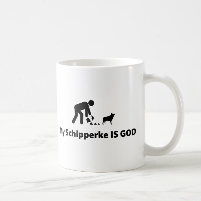 Caneca De Café Schipperke (Direita)