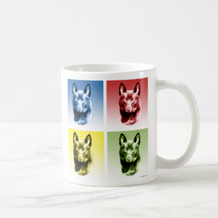 Caneca De Café Schipperke Pop Art