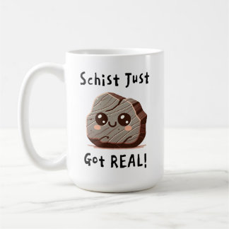 Caneca De Café Schist Acabou De Se Realizar - Cartoon Geológico B