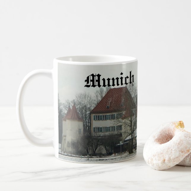 Caneca De Café Schloss Blutenburg Munique Alemanha Café Mug (Com Donut)