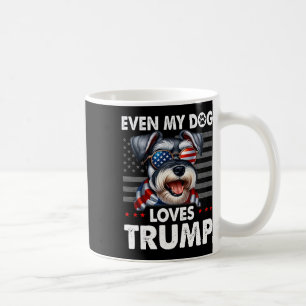 Caneca De Café Schnauzer Até Meu Cachorro Adora Trump Engraçado