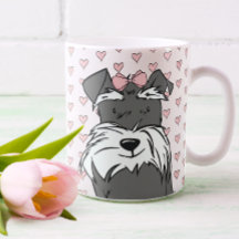 Schnauzer Corações Fofos