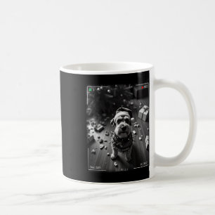 Caneca De Café Schnauzer de Natal Capturado pela Câmera