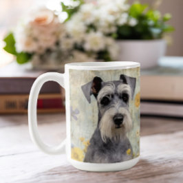 Caneca De Café Schnauzer Miniatura Elegante